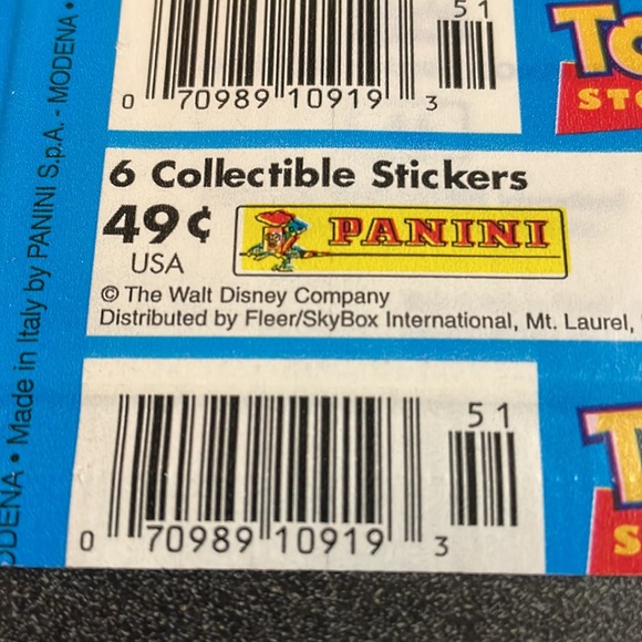 Toy Story Collectible Sticker Cards - Picture 4 of 4
